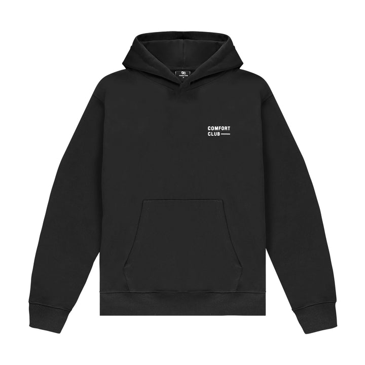 Quote Hoodie Black White