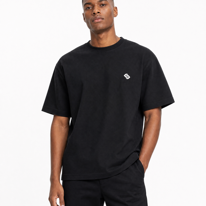 Le Soleil Tee Faded Black
