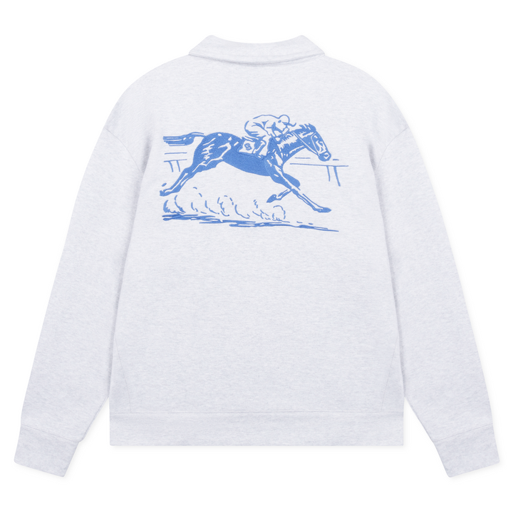 Derby Stakes Half Zip Light Gray Marl