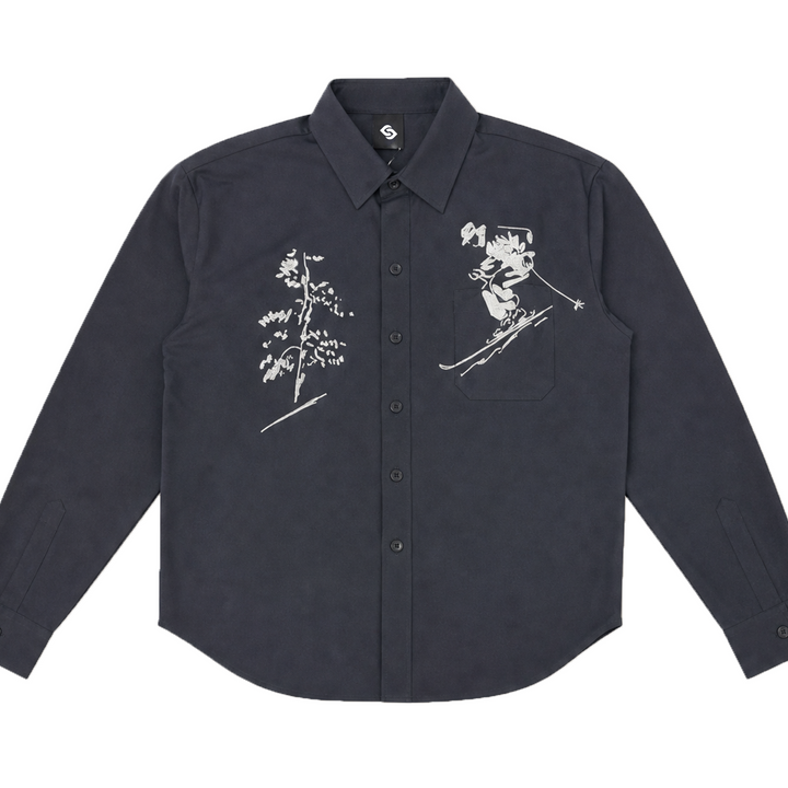 Ride The Mountain Overshirt Navy
