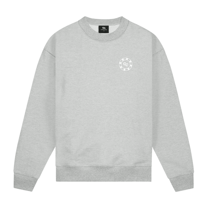 Aces Crewneck Light Gray Marl