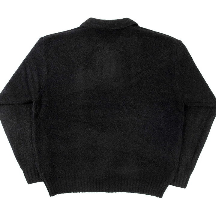 Gamma Knit Polo Black