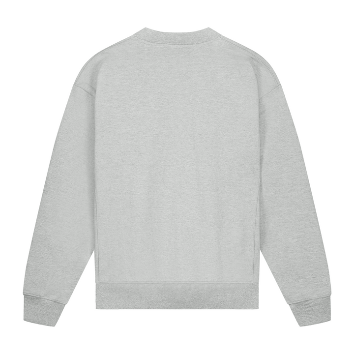 Grape Crewneck Light Gray Marl