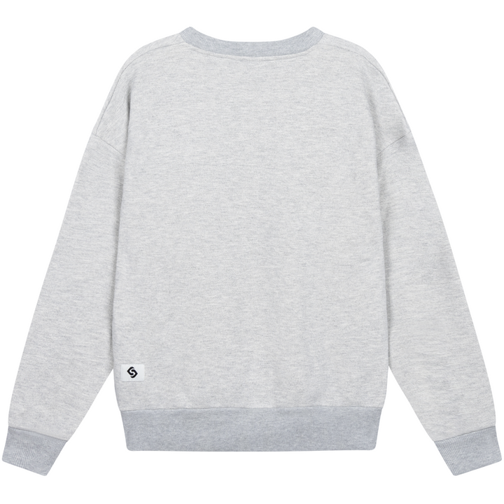 Minerva Crewneck Light Gray Marl