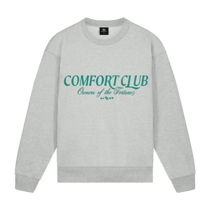 Owners of Fortune Crewneck Light Gray Marl