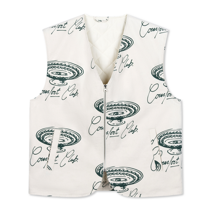 Meander Vest Off White