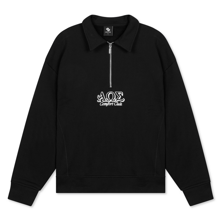 Omega Half Zip Caviar