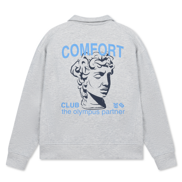 Olympus Half Zip Light Gray Marl