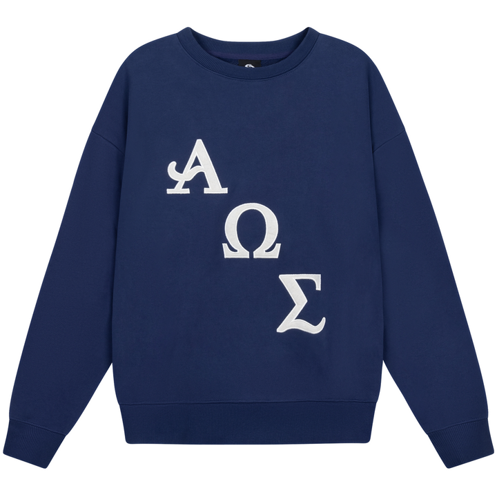 Omega Crewneck Medieval Blue