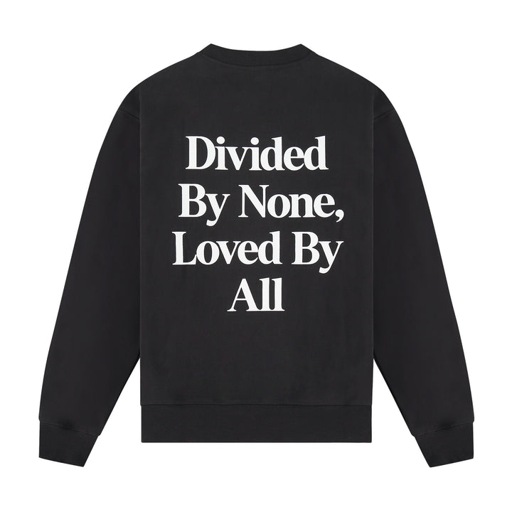 Quote Crewneck Black White